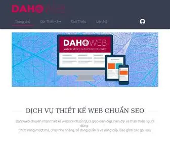 Dahoweb.com(Dịch Vụ Thiết Kế Website Chuẩn SEO) Screenshot