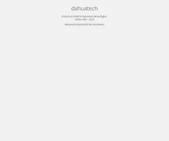 Dahuatech.de(Steht zum Verkauf) Screenshot