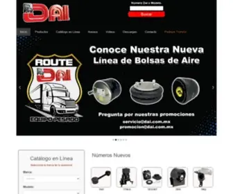 Dai.com.mx(Distribuidora de Auto Industrias) Screenshot