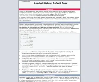 Daid.eu(Apache2 Debian Default Page) Screenshot