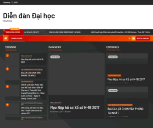 Daihochaiphong.com(Daihochaiphong) Screenshot