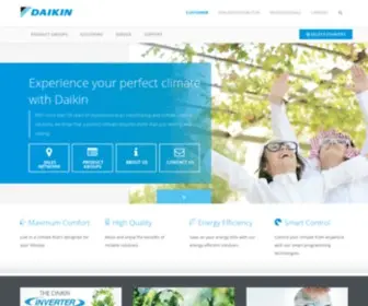 Daikin-Ksa.com(Leading Air Conditioning (AC) Brand in Saudi Arabia) Screenshot