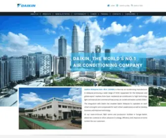 Daikin.com.mm(Daikin Myanmar) Screenshot