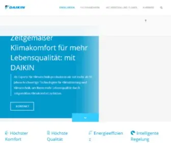 Daikin.de(Klimalösungen und Klimakomfort für unsere Kunden) Screenshot