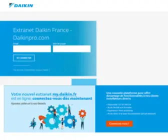 Daikinpro.com(POST data) Screenshot