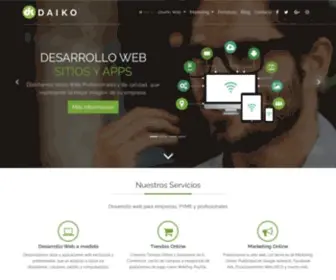 Daiko.cl(Agencia de diseño y desarrollo de páginas web profesionales) Screenshot