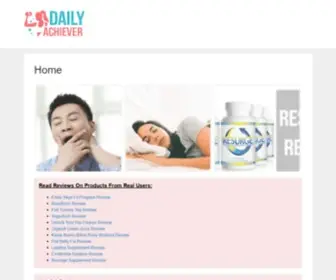 Daily-Achiever.com(Product Reviews) Screenshot