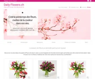 Daily-Flowers.ch(Livraison fleurs en Suisse) Screenshot