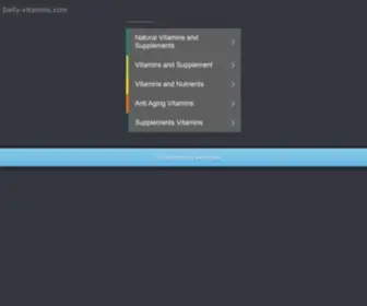 Daily-Vitamins.com(Daily Vitamins) Screenshot