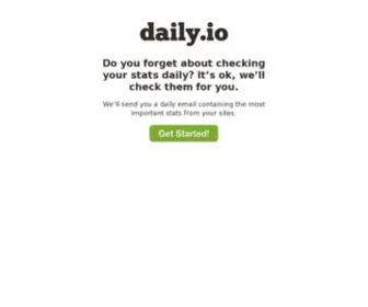 Daily.io(A really cool domain parked on Park.io) Screenshot