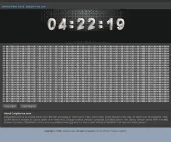 Dailyalarms.com(Online) Screenshot