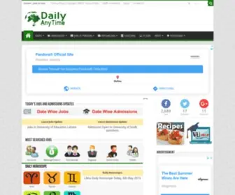 Dailyanytime.com(Admissions) Screenshot