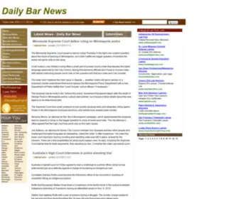 Dailybarnews.com(Daily Bar News) Screenshot