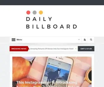 Dailybillboard.com(Home page) Screenshot