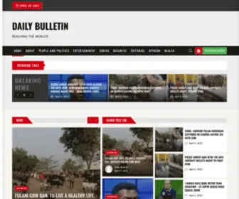 Dailybulleting.com(REACHING THE WORLD) Screenshot