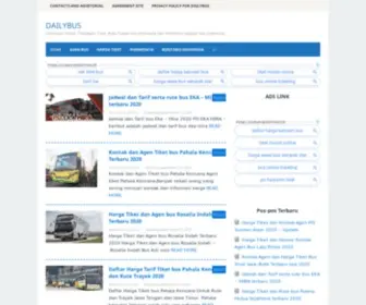 Dailybus.net(Informasi Seputar bus Indonesia) Screenshot