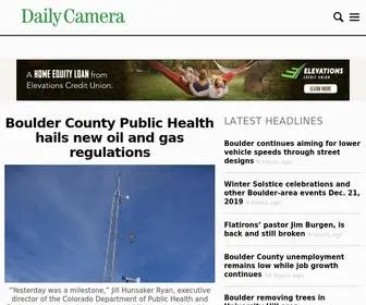 Dailycamera.com(Boulder, Colorado breaking news, sports, business, entertainment, real estate, jobs and classifieds) Screenshot