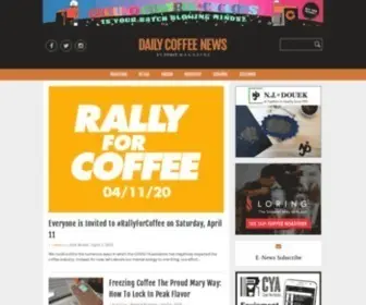 Dailycoffeenews.com(Daily Coffee News by Roast magazine) Screenshot