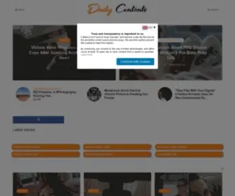 Dailycontento.com(Daily Contento) Screenshot