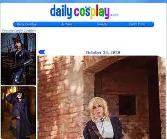 Dailycosplay.com(Daily Cosplay .com) Screenshot