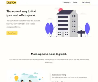 Dailycowork.com(Daily Co) Screenshot