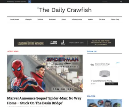 Dailycrawfishnews.com(Dailycrawfishnews) Screenshot