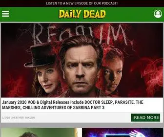 Dailydead.com(Daily Dead) Screenshot