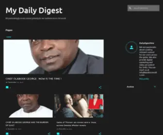 Dailydigestemail.com(My Daily Digest) Screenshot