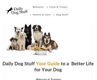 Dailydogstuff.com(Daily Dog Stuff) Screenshot