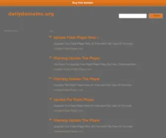 DailyDomains.org(Daily Registered Domain Names) Screenshot