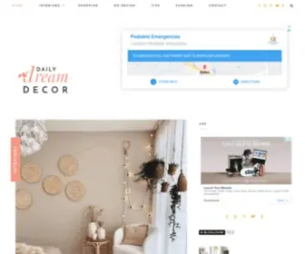 Dailydreamdecor.com(Interior design & home improvement blog) Screenshot
