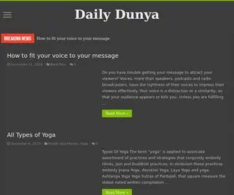 Dailydunya.website(Daily Dunya) Screenshot