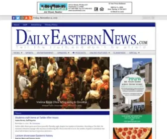 Dailyeasternnews.com(The student news site of Eastern Illinois University in Charleston) Screenshot