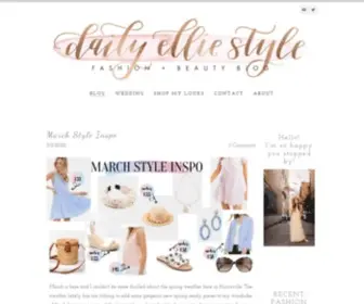 Dailyelliestyle.com(D a i l y Ellie S t y l e) Screenshot