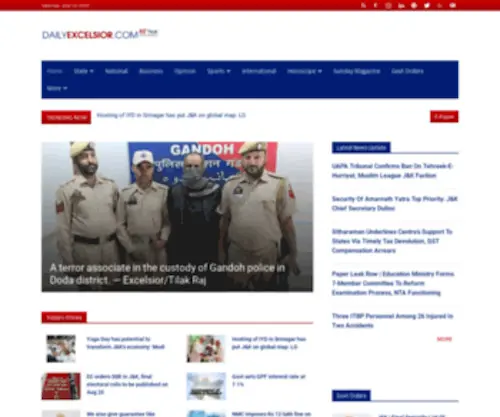 Dailyexcelsior.com(Daily Excelsior) Screenshot