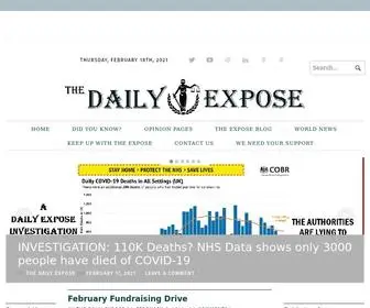 Dailyexpose.co.uk(The Expose) Screenshot