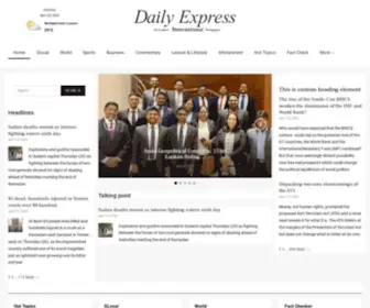 Dailyexpress.lk(Dailyexpress) Screenshot