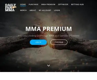 Dailyfanmma.com(Daily Fantasy MMA) Screenshot