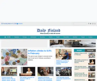 Dailyfinland.fi(Daily Finland) Screenshot