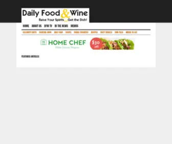 Dailyfoodandwine.com(Daily Food and Wine) Screenshot