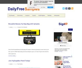 Dailyfreesamples.com(At Daily Free Samples) Screenshot