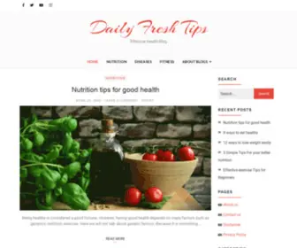 Dailyfreshtips.com(Effective Health Blog) Screenshot