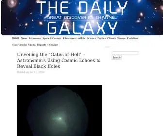 Dailygalaxy.com(The Daily Galaxy) Screenshot