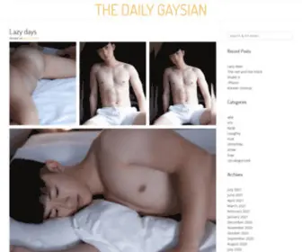 Dailygaysian.com(The Daily Gaysian) Screenshot