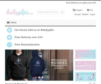 Dailygifts.co.uk(Daily Gifts) Screenshot