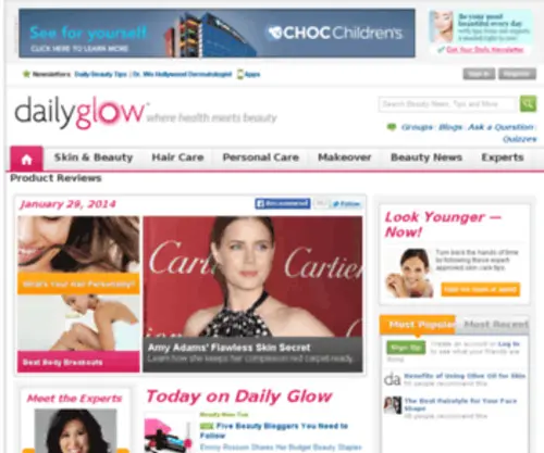 Dailyglow.com(Skin Care) Screenshot