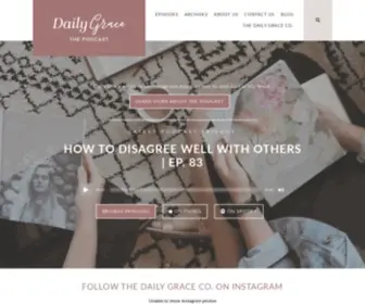 Dailygracepodcast.com(Equipping Women in the Word) Screenshot