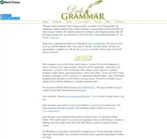Dailygrammar.com(Daily Grammar) Screenshot