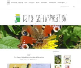 Dailygreenspiration.nl(Gezond & happy met natuur om je heen #spreadnaturelove) Screenshot