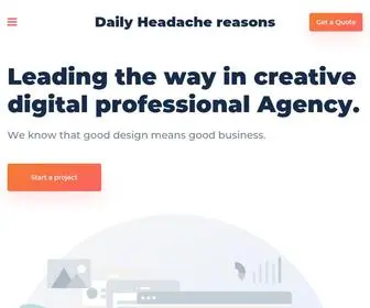 Dailyheadacheresons.com(Just another WordPress site) Screenshot